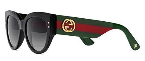 3864 occhiali gucci|Gucci 3864 S 0U1C 9O Sunglasses Black Green Red Dark Gray .